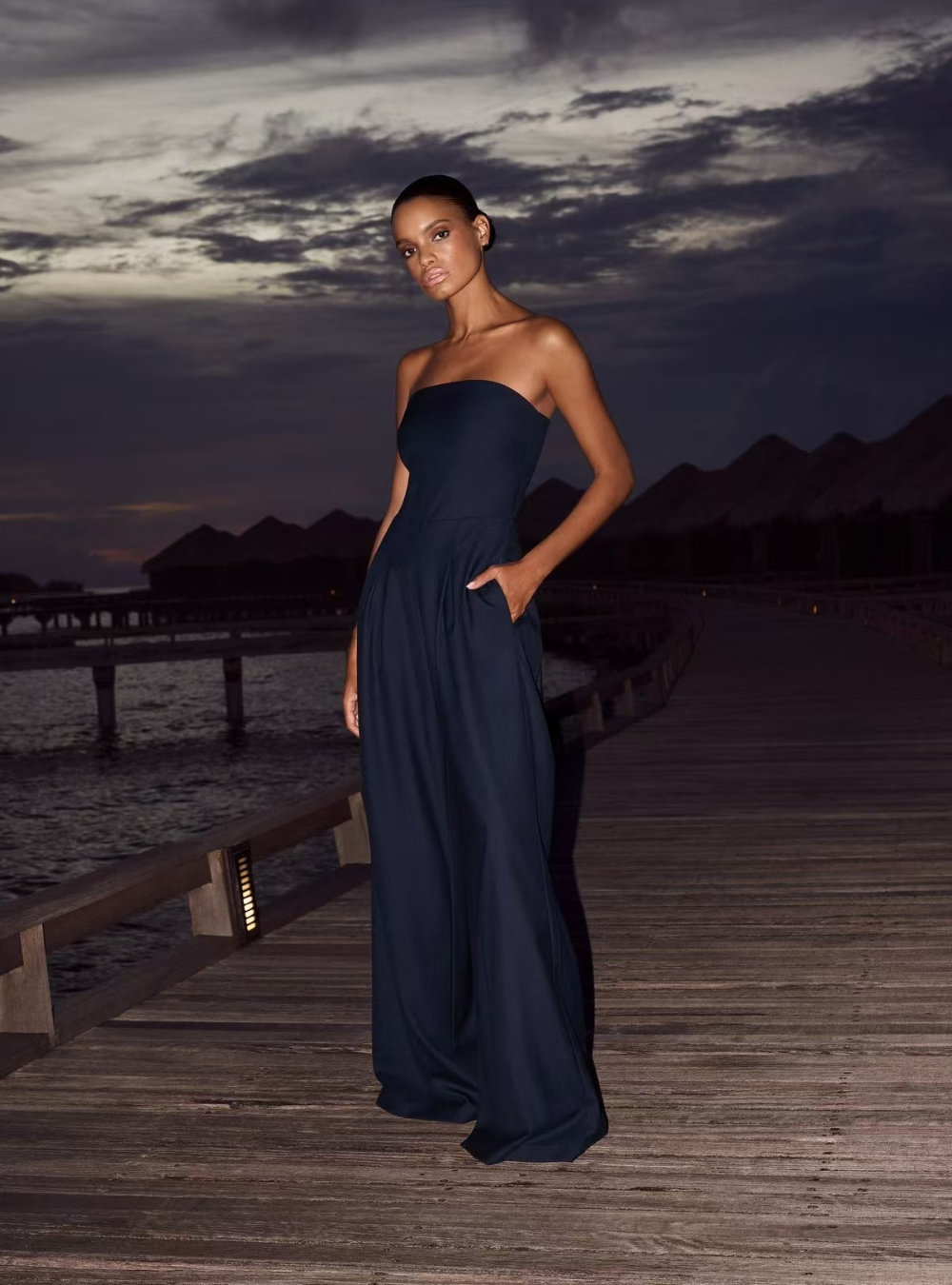 Sofia - Luxe Strapless Jumpsuit