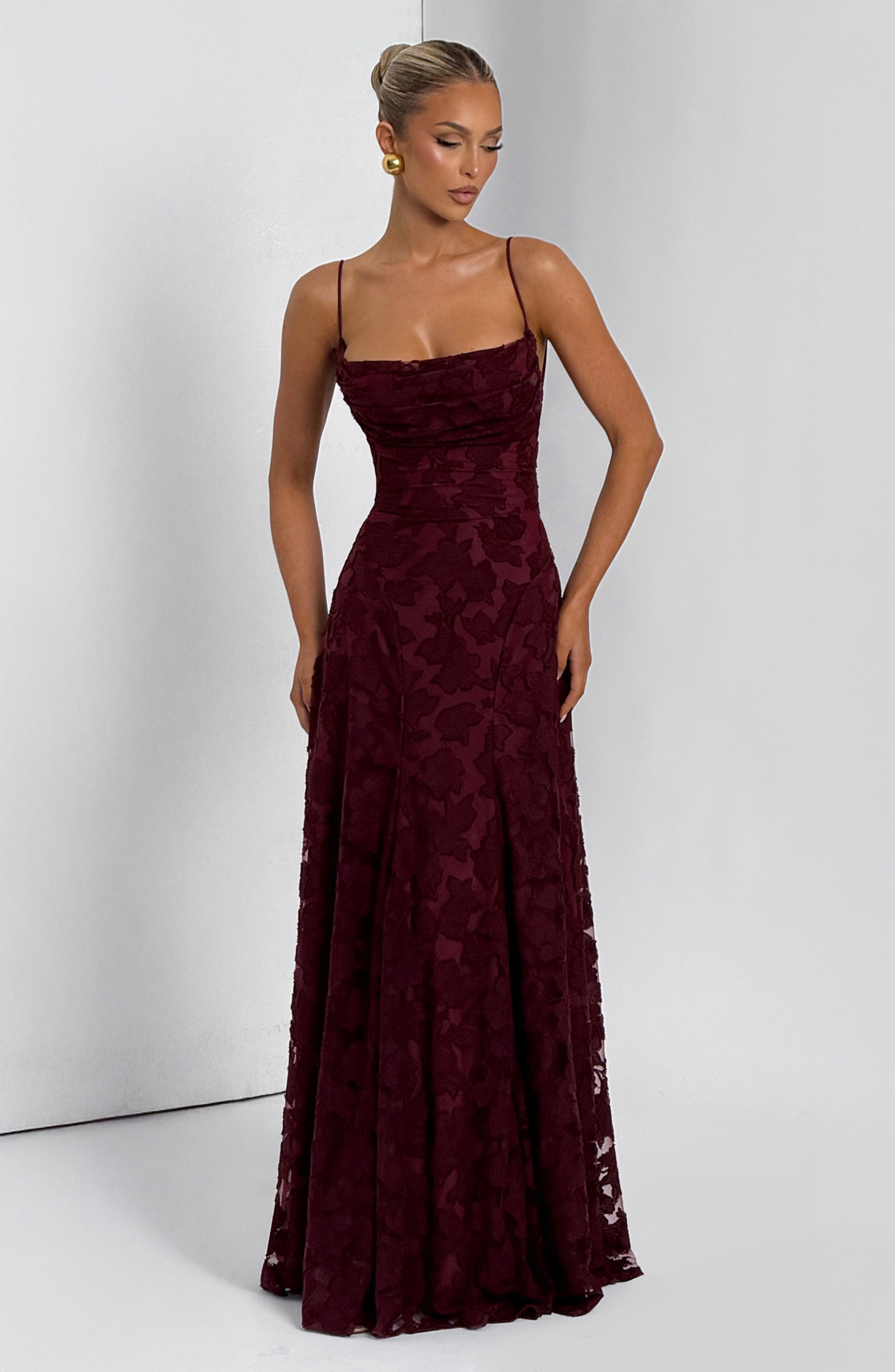 Midnight Maxi Red Dress