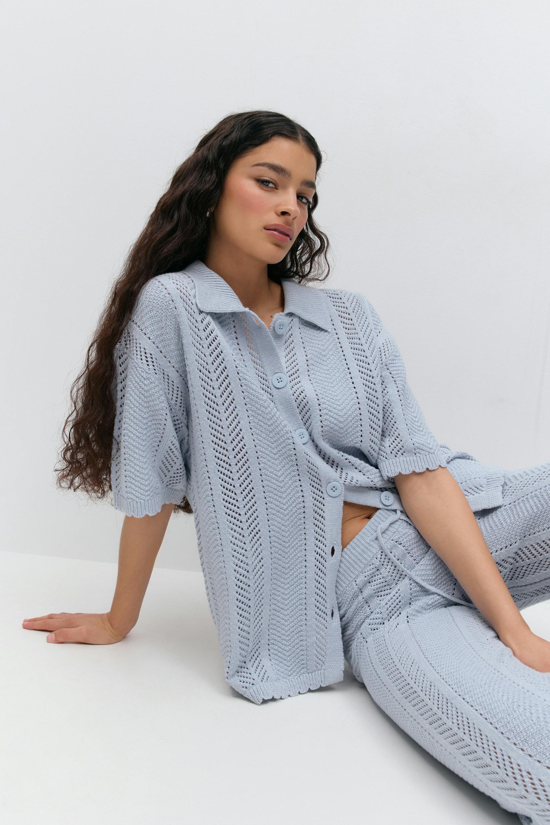 Ocean Striped Cardigan