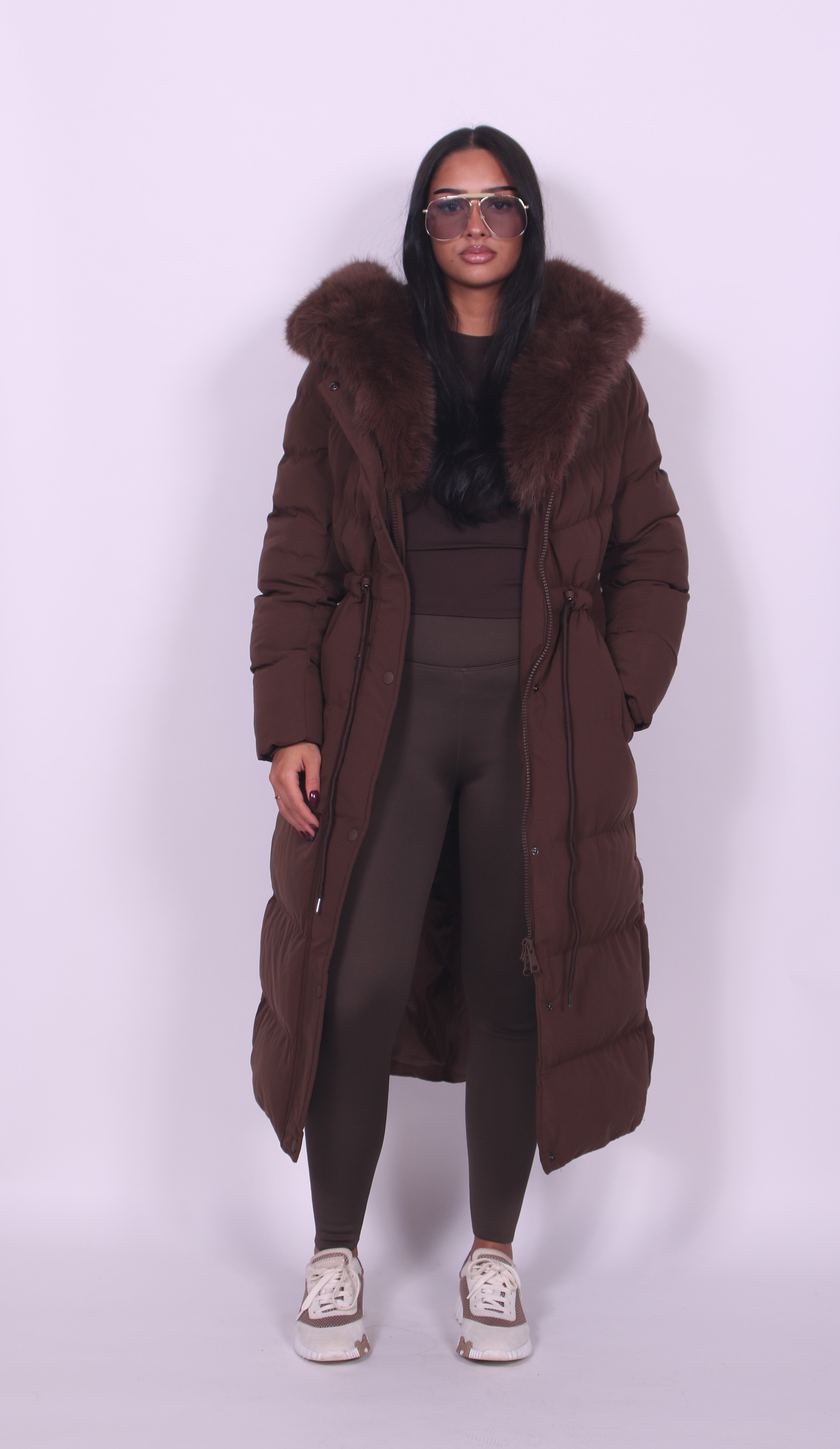 Elise puffer Brown