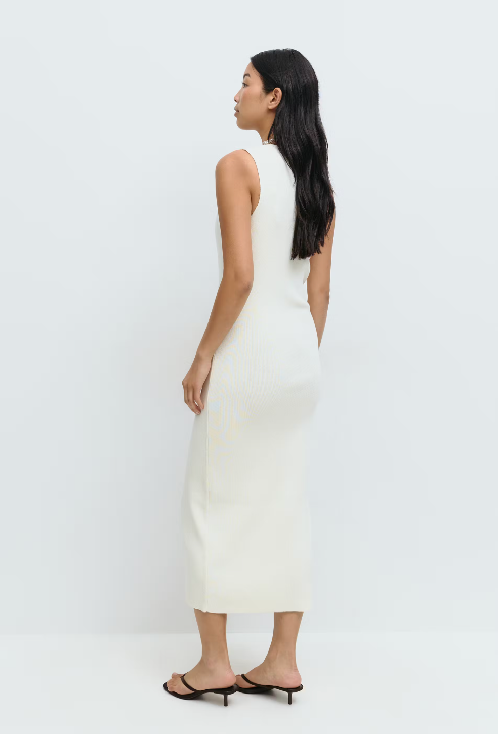 Sleeveless Knit Midi Dress